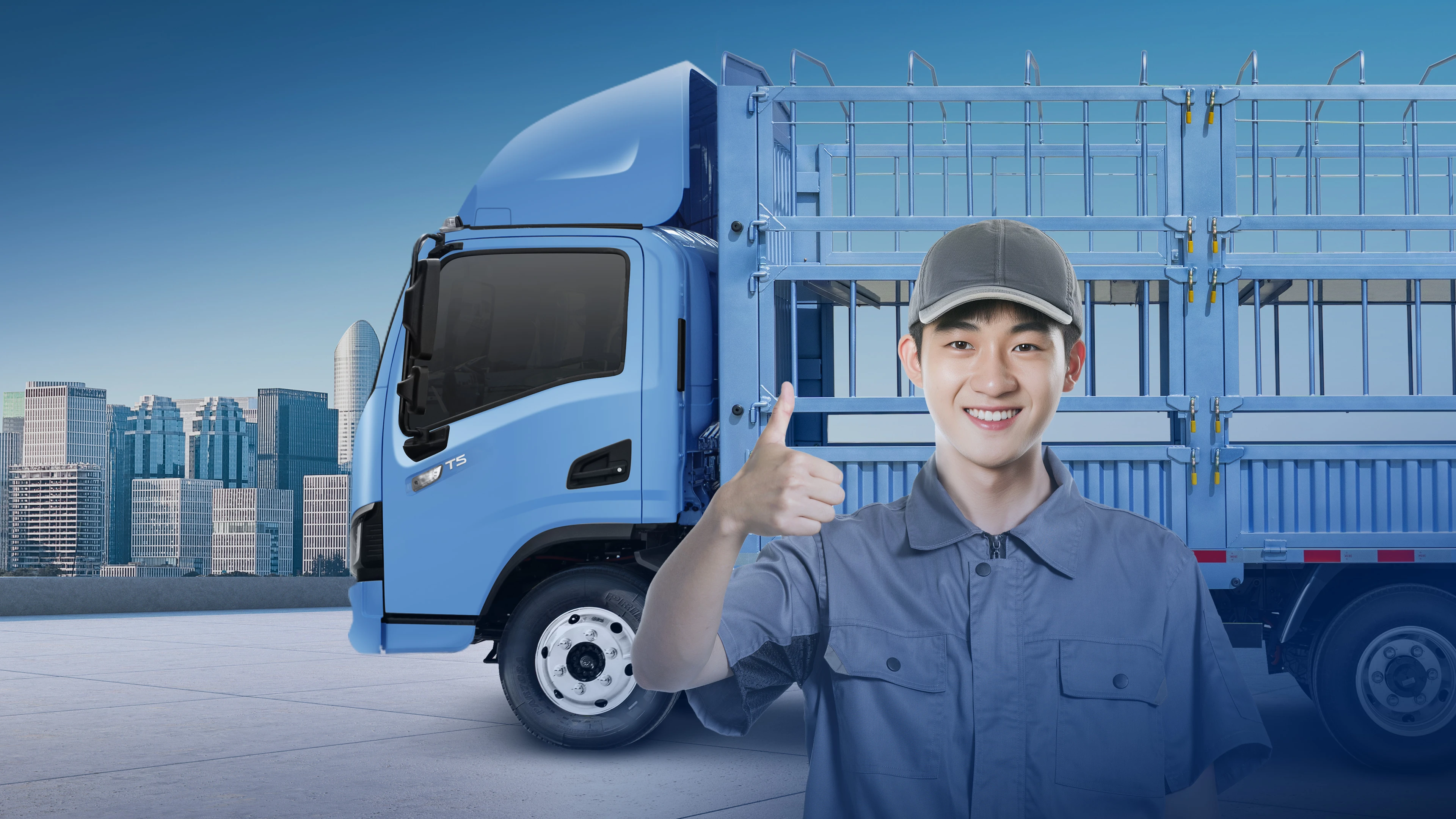T5仓栅物流车
