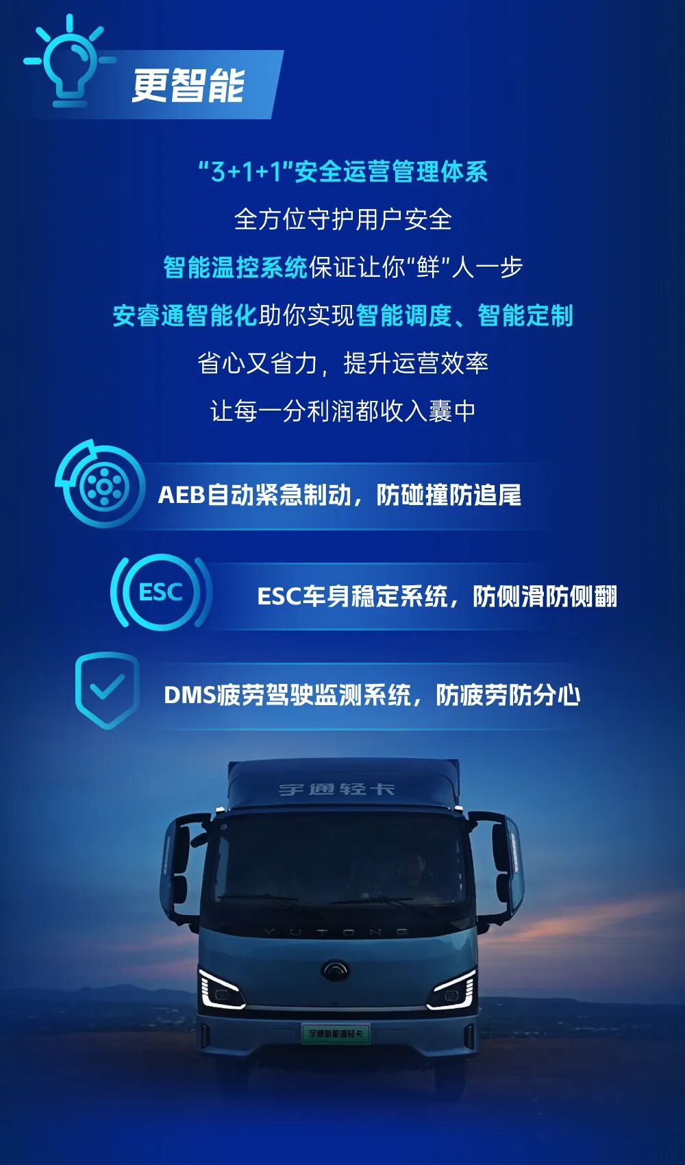 可靠为本 耐用是金 | 一图看懂宇通轻卡2026年春季新品上新！
